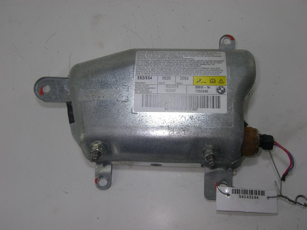 подушка безопасности дверная BMW 6 E63/E64 2004, 4.4 л., бензин, МКПП, серый, кабриолет, 7050846