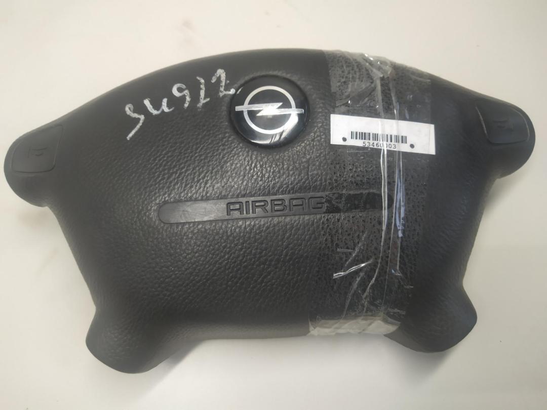 подушка безопасности водителя Opel Vectra B 1999, 1.8 л., бензин, МКПП, синий, седан, 9037886