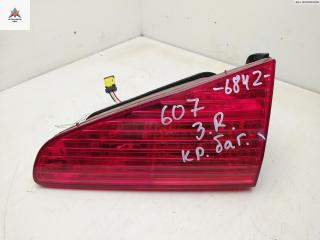 фонарь крышки багажника правый Peugeot 607 1 поколение [рестайлинг] 2004, 2.2 л., дизель, АКПП, серый, седан, 00006351N2, 9685325480