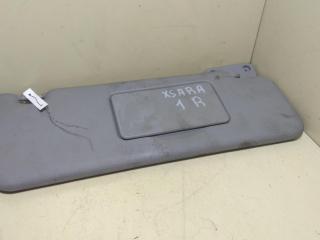козырек солнцезащитный Citroen Xsara Picasso 1 поколение 1999, 1.8 л., бензин, МКПП, серый, универсал, 9600011480