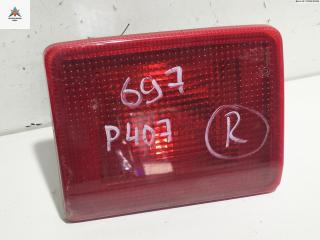 фонарь крышки багажника правый Peugeot 407 1 поколение 2005, 2.0 л., дизель, МКПП, чёрный, универсал, 00006351T4, 9646547380