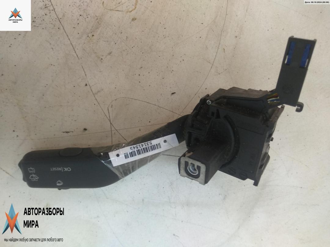 переключатель дворников Volkswagen Touran 1 поколение 2004, 2.0 л., дизель, АКПП, чёрный, минивэн, 1K0953519A - фото №1