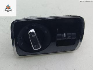 переключатель света Skoda Superb 2 поколение 2012, 2.0 л., дизель, АКПП, бежевый, универсал, 3T0941431B