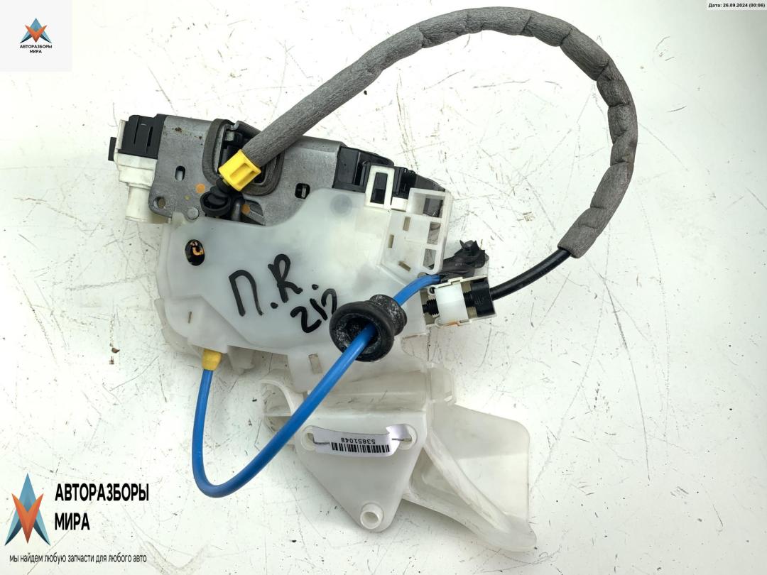 замок двери передней правой Mercedes-Benz E-Класс W212/S212/C207/A207 2011, 2.2 л., дизель, МКПП, чёрный, седан, 0997200635 - фото №1