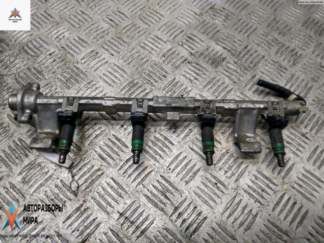 Форсунка топливная (комплект) Ford Focus 2 поколение 2005, 1.6 л., i, бензин, МКПП, красный, хетчбэк 5 дв., 98MFBC - фото №1