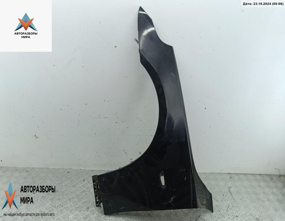 крыло переднее левое BMW 5 серия E60/E61 2004, 2.5 л., дизель, АКПП, чёрный, седан - фото №1