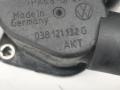 фланец (тройник) системы охлаждения Volkswagen Touran 1 поколение 2004, 2.0 л., дизель, МКПП, чёрный, минивэн, 038121032G - фото №2