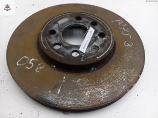 диск тормозной передний Opel Meriva 1 поколение (A) 2005, 1.8 л., бензин, робот, серый, минивэн