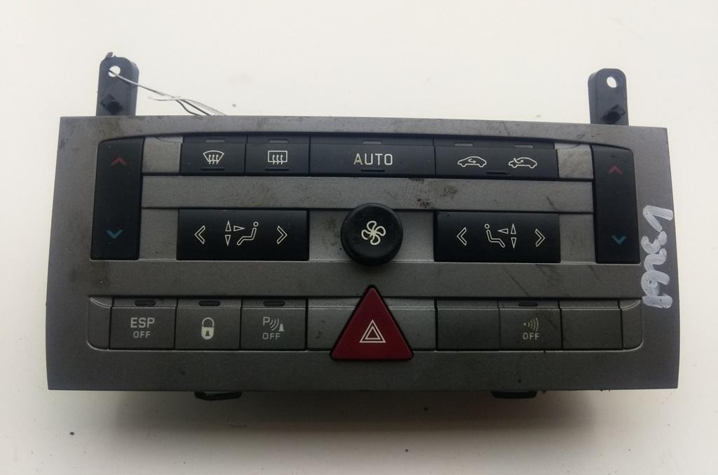 блок управления печки / климат-контроля Citroen C5 2005, 2.0 л., бензин, АКПП, серый, хетчбэк 5 дв., 96573328YW