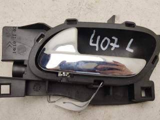 ручка внутренняя передняя левая Peugeot 407 1 поколение [рестайлинг] 2010, 2.0 л., дизель, АКПП, чёрный, универсал, 96435311VD