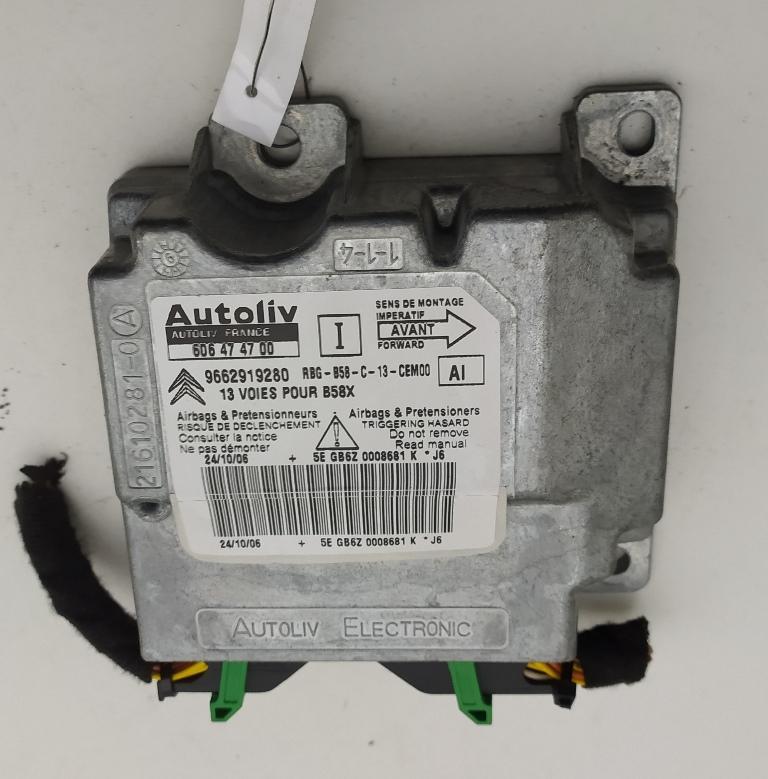 блок AirBag Citroen C4 Grand Picasso 2006, 2.0 л., дизель, АКПП, чёрный, минивэн, 9662919280