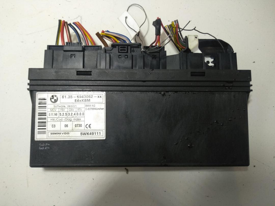блок комфорта BMW 5 E60/E61 2003, 3.0 л., дизель, АКПП, серый, седан, 61356943062