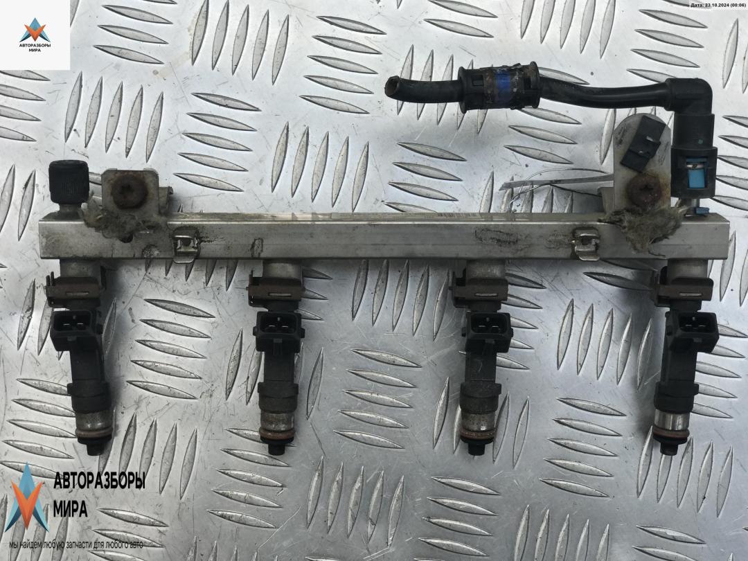 Форсунка топливная (комплект) Opel Corsa D 2007, 1.2 л., бензин, МКПП, синий, хетчбэк 3 дв., 0280158501 - фото №1