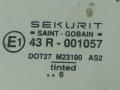 стекло двери задней левой Ford Scorpio 2 поколение 1996, 2.3 л., бензин, МКПП, серый, седан - фото №2