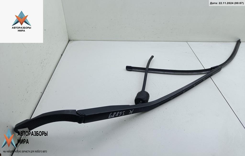 Щеткодержатель (поводок стеклоочистителя) передний Peugeot 307 1 поколение 2004, 1.6 л., бензин, МКПП, серый, универсал, 12687G - фото №1