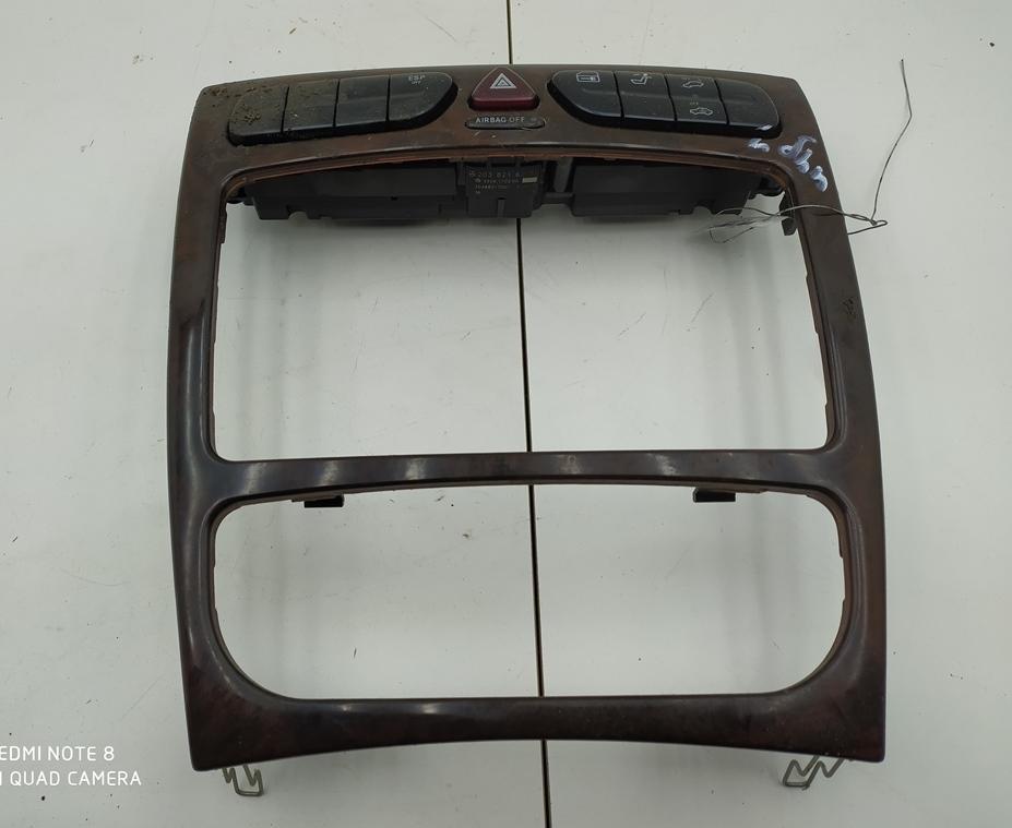кнопка аварийной сигнализации Mercedes-Benz C-Класс W203/S203/CL203 2003, 2.2 л., дизель, АКПП, зелёный, седан, A2038217279 - фото №1