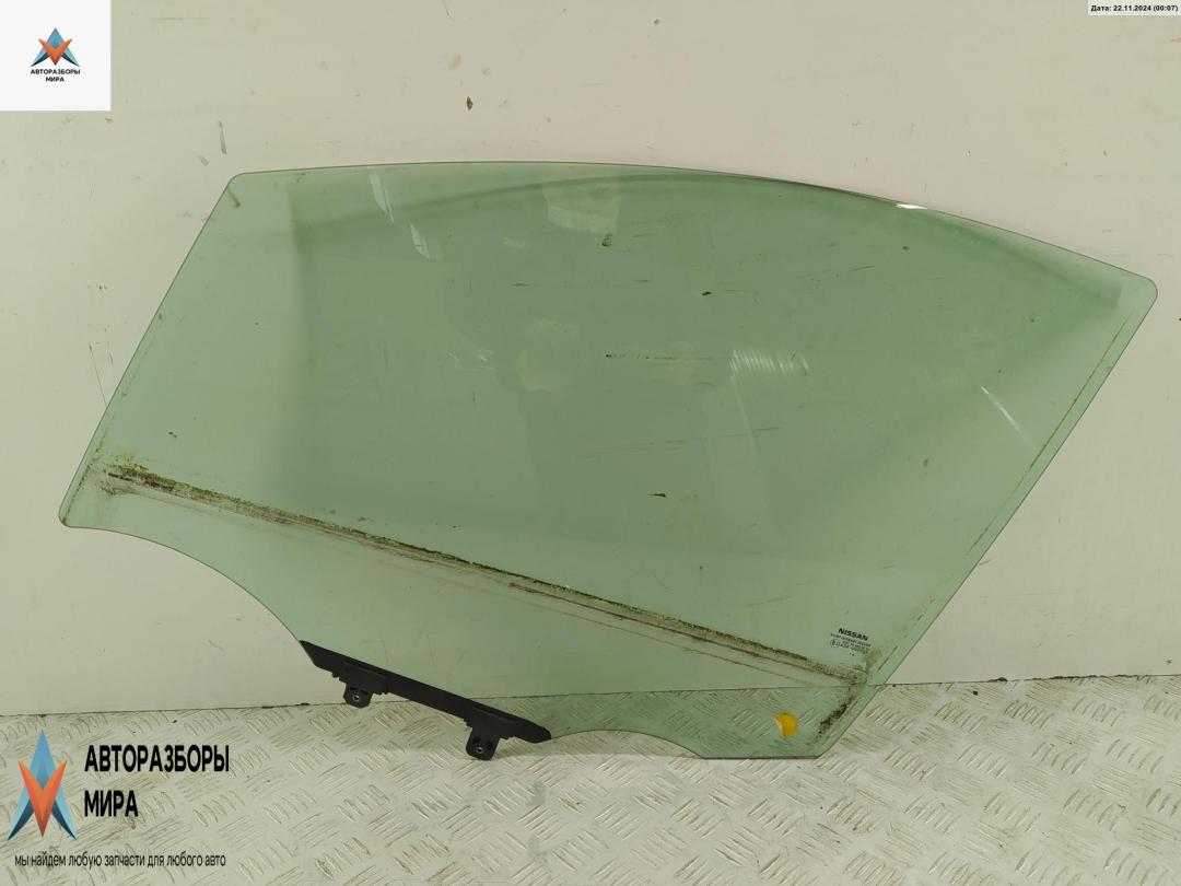 стекло двери передней левой Nissan Micra 5 поколение K14 2017, 1.5 л., дизель, МКПП, красный, хетчбэк 5 дв. - фото №1