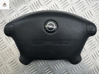 подушка безопасности водителя Opel Vectra B [рестайлинг] 2001, 2.2 л., дизель, МКПП, синий, универсал, 90437886