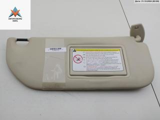 козырек солнцезащитный Citroen C4 1 поколение 2004, 1.6 л., дизель, МКПП, чёрный, хетчбэк 3 дв., 00008143JF, 9600011480