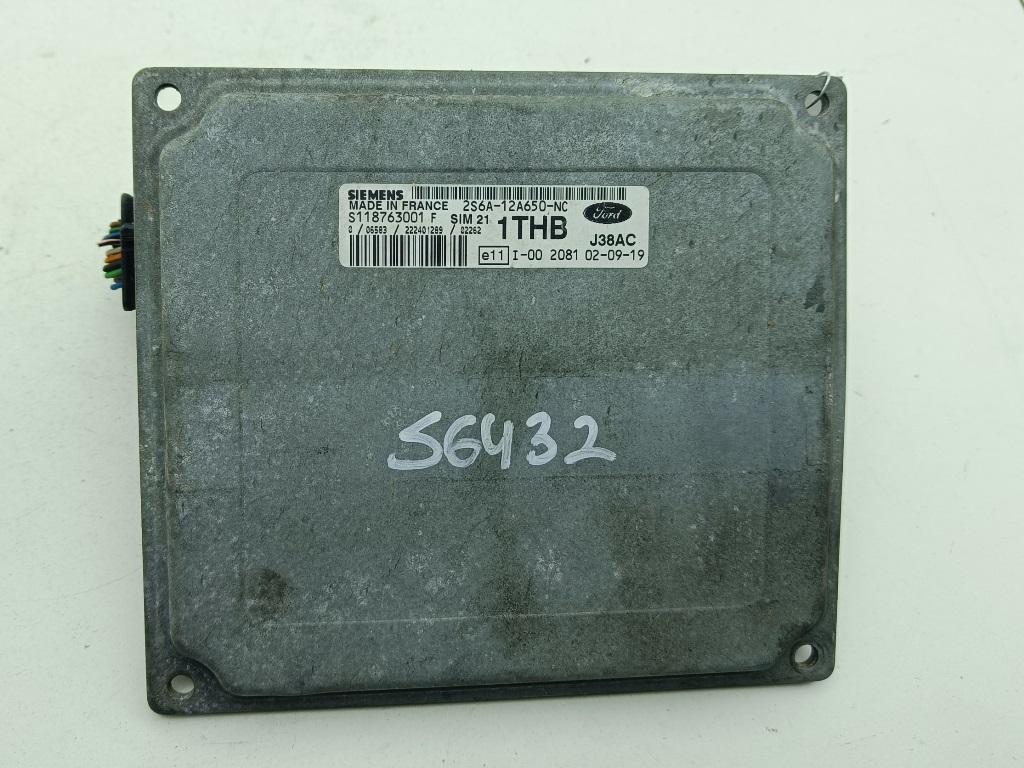 ЭБУ Ford Fiesta 2003, 1.3 л., бензин, МКПП, синий, хетчбэк 3 дв., 2S6A12A650NC