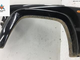 крыло переднее левое Jeep Cherokee KJ 2002, 2.5 л., дизель, МКПП, чёрный, внедорожник 5 дв.