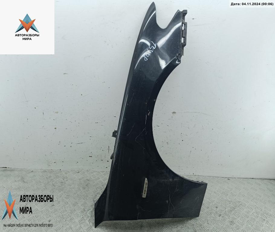 крыло переднее правое BMW 7 серия E65/E66/E67 2002, 4.4 л., бензин, АКПП, чёрный, седан - фото №1