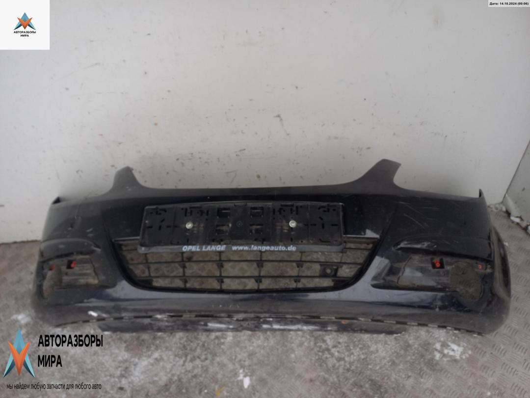 бампер передний Opel Corsa D 2007, бензин, чёрный, хетчбэк 3 дв. - фото №1