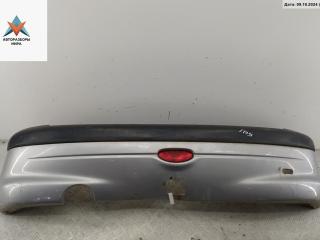 бампер задний Peugeot 206 1 поколение 1999, серый, хетчбэк 3 дв., 9650475177