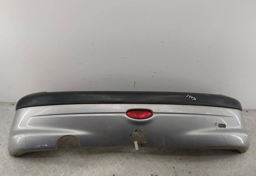 бампер задний Peugeot 206 1999, серый, хетчбэк 3 дв., 9650475177
