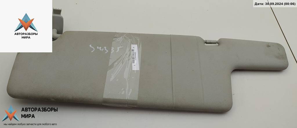 козырек солнцезащитный Skoda Fabia 1 поколение (6Y) 2001, 1.4 л., бензин, МКПП, серый, универсал, 6Y1857551P - фото №1