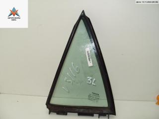 форточка задняя левая Toyota Auris 1 поколение 2008, 1.6 л., бензин, МКПП, серый, хетчбэк 5 дв.