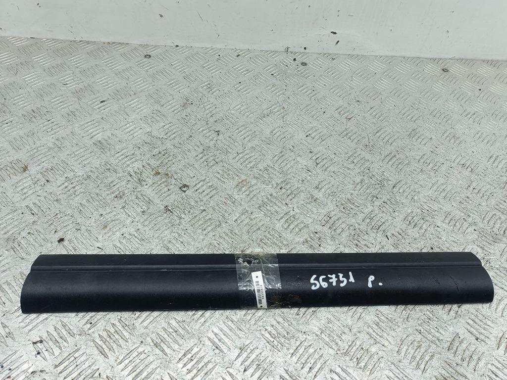 Накладка на порог внутренняя (салона) BMW 3 серия E46 1999, 2.0 л., бензин, МКПП, чёрный, седан, 51428201218 - фото №1