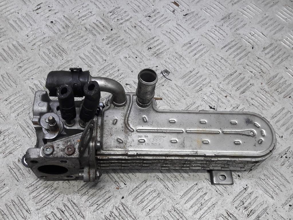 охладитель EGR / Радиатор EGR Volkswagen Touran 1 поколение 2004, 2.0 л., дизель, МКПП, синий, минивэн, 03G131513J - фото №1