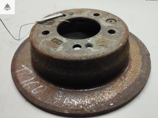 диск тормозной задний Hyundai Sonata YF 2010, 2.0 л., бензин, МКПП, чёрный, седан