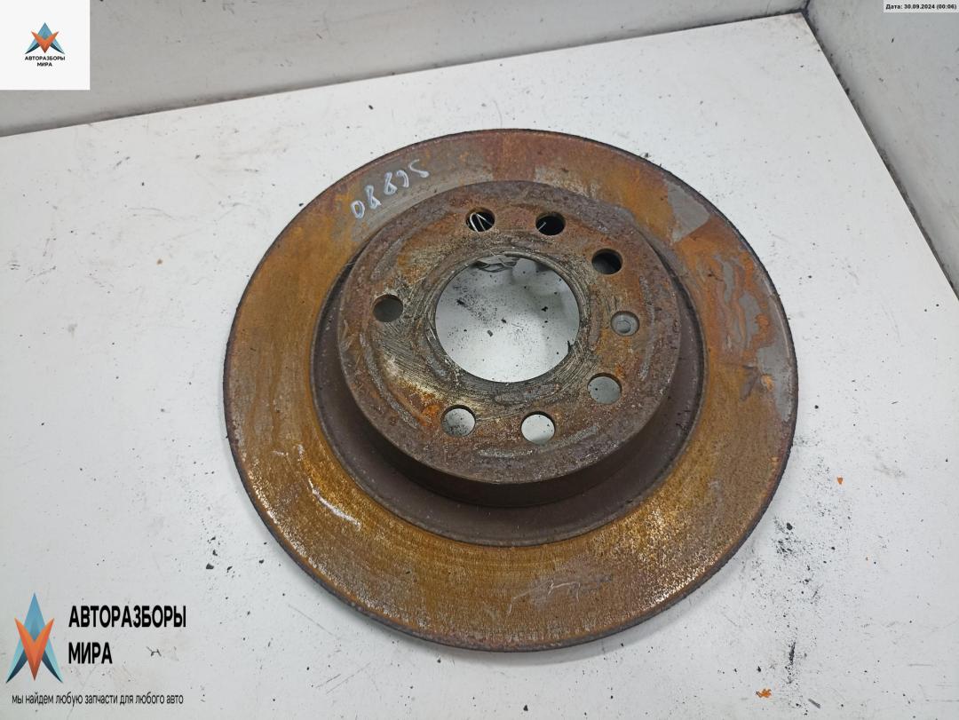 диск тормозной задний Opel Vectra C 2002, 1.8 л., бензин, МКПП, жёлтый, седан - фото №1