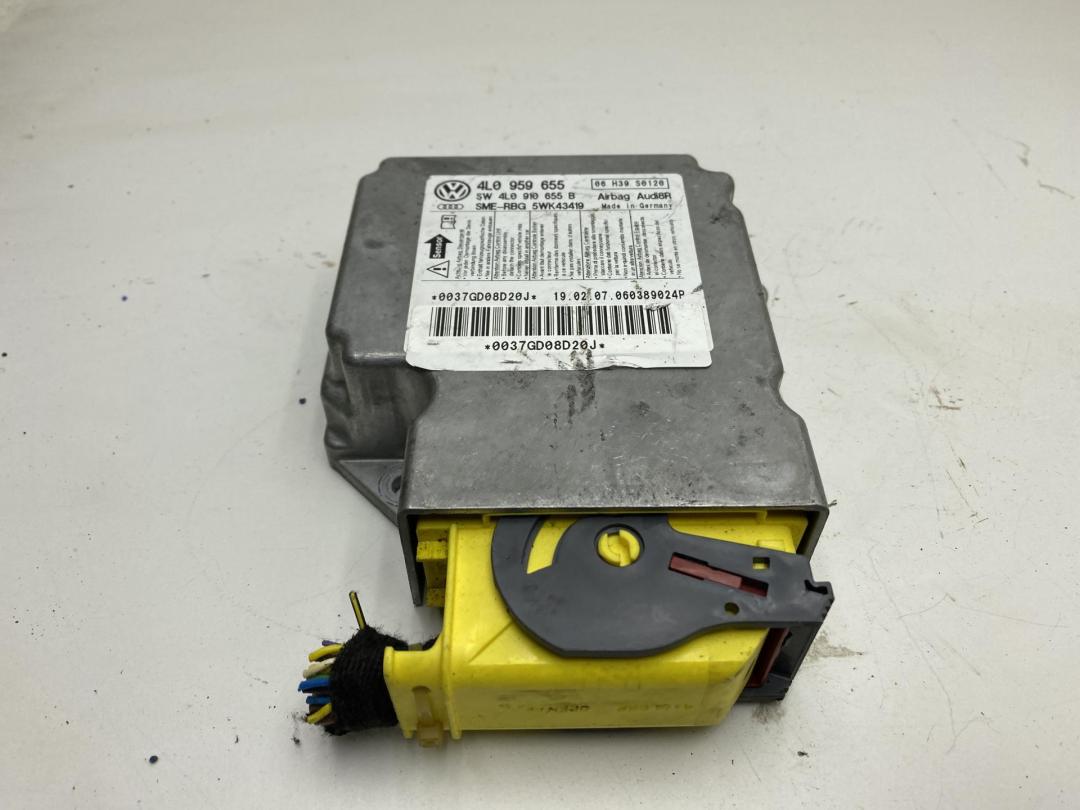 блок AirBag Audi Q7 4L 2007, 3.0 л., дизель, АКПП, чёрный, внедорожник 5 дв., 4L0959655, 4L0910655B