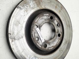 диск тормозной передний Peugeot 307 1 поколение 2002, 1.6 л., бензин, МКПП, синий, хетчбэк 3 дв.