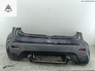 бампер задний Peugeot 107 1 поколение 2005, чёрный, хетчбэк 3 дв., 1601301000