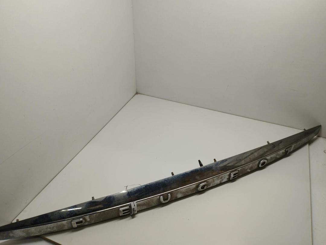 накладка подсветки номера Peugeot 407 1 поколение 2005, 2.0 л., дизель, АКПП, серый, универсал, 00008742G0 - фото №1