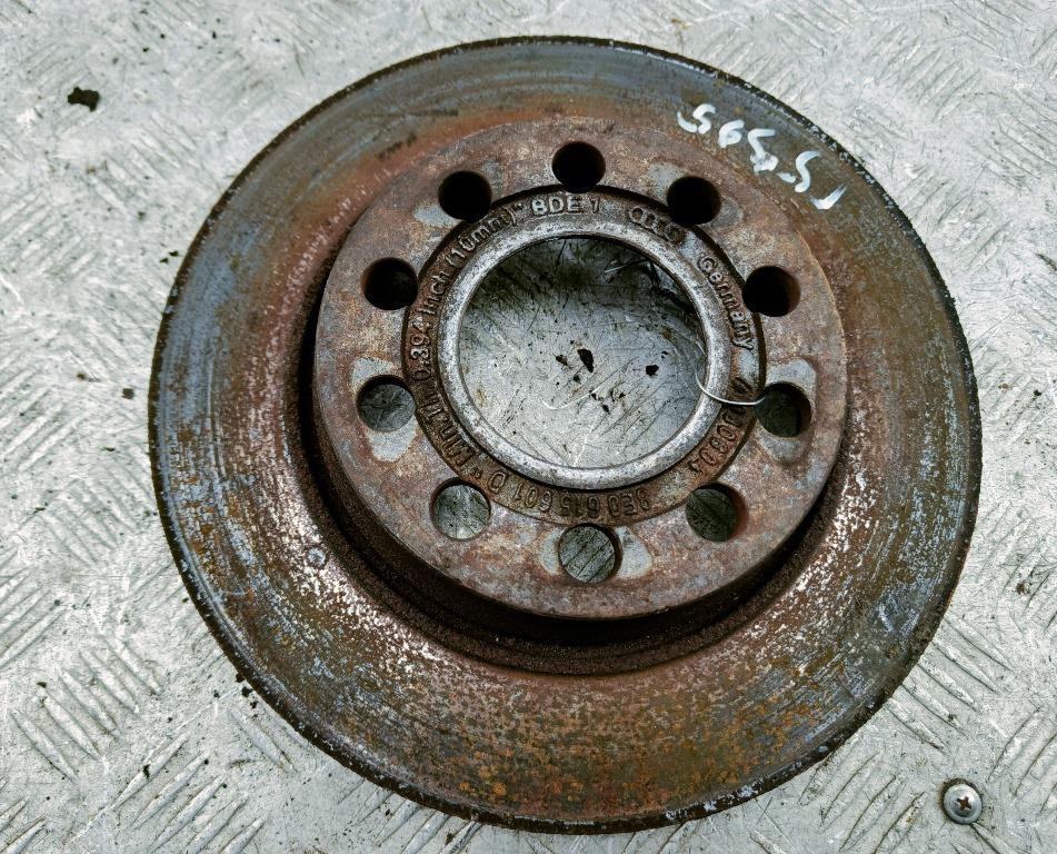 диск тормозной задний Audi A4 B6 2003, 2.5 л., дизель, АКПП, чёрный, универсал, 8E0615601Q