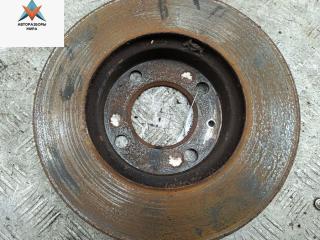 диск тормозной передний Volkswagen Golf 3 поколение 1997, 1.6 л., бензин, МКПП, красный, хетчбэк 5 дв.