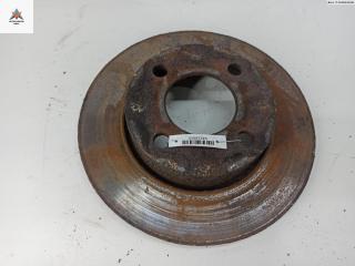 диск тормозной передний Audi 80 8A/B3 1989, 1.8 л., бензин, МКПП, чёрный, седан