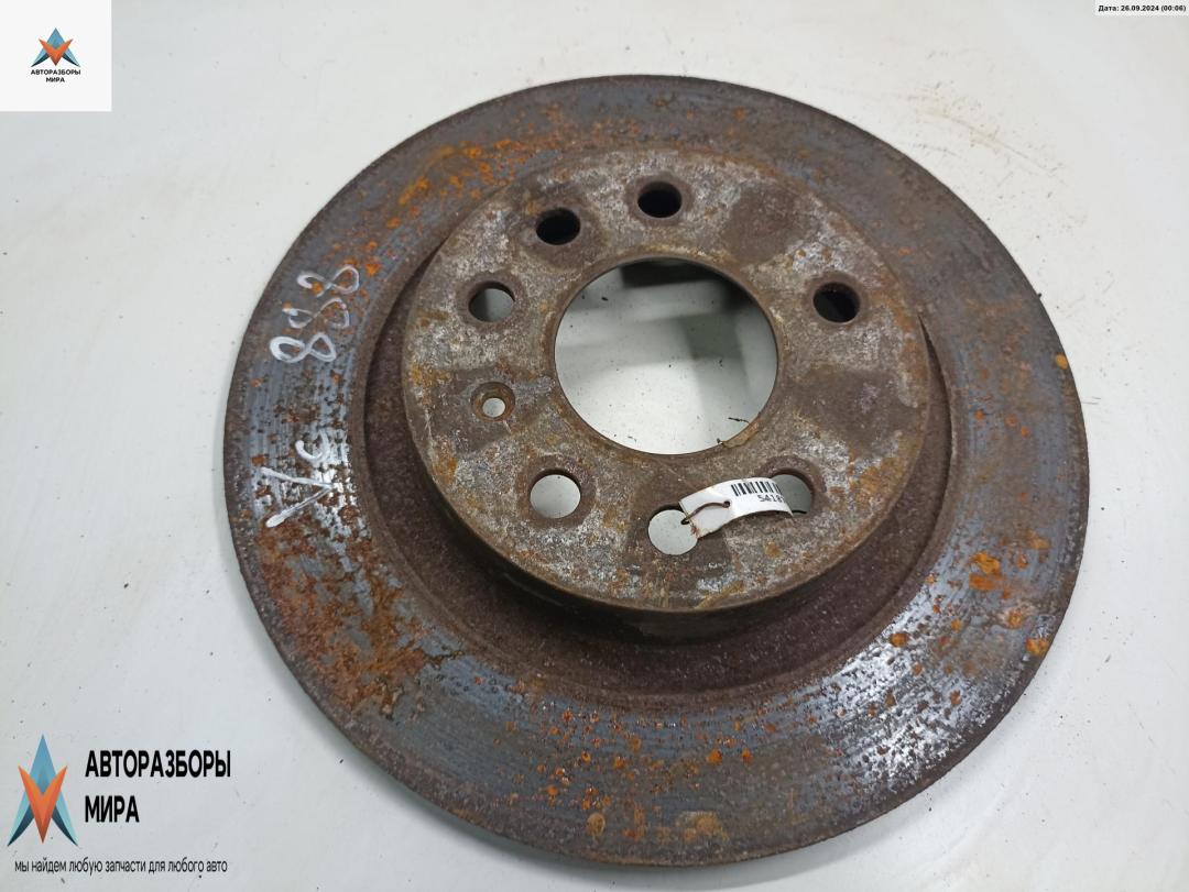 диск тормозной задний Opel Vectra C 2002, 2.2 л., дизель, МКПП, чёрный, седан - фото №1