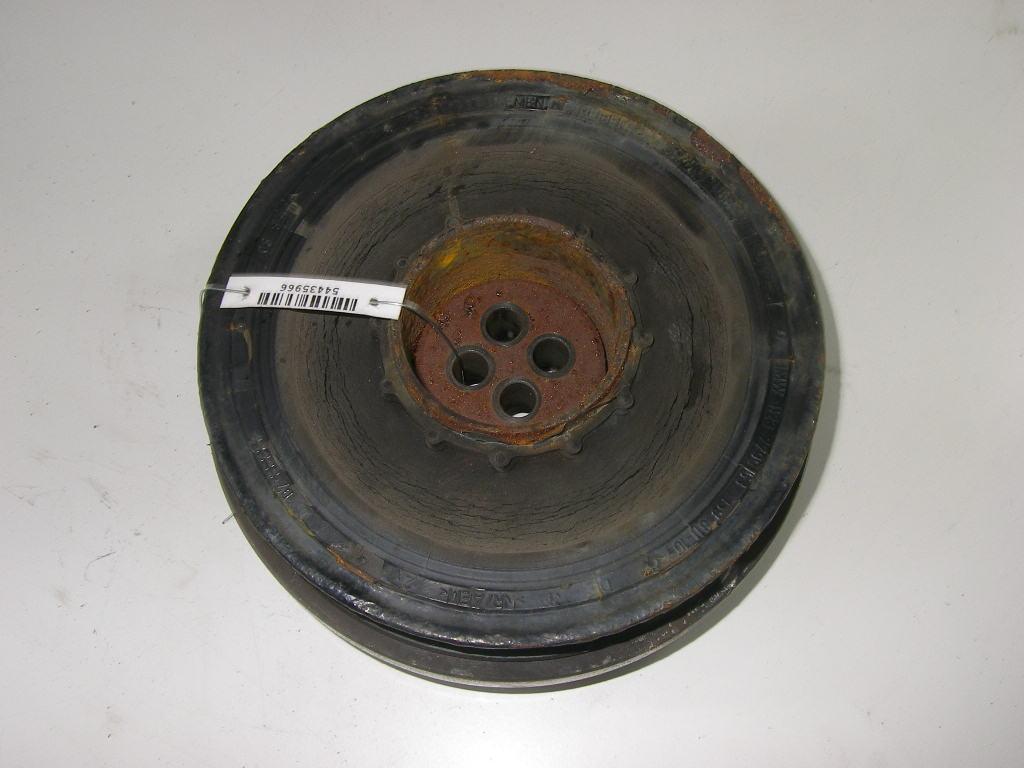 шкив коленвала BMW 3 E90/E91/E92/E93 2007, 2.0 л., дизель, МКПП, жёлтый, универсал, 11237799153