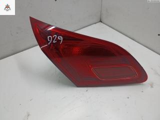 фонарь крышки багажника левый Opel Astra J [рестайлинг] 2011, 1.4 л., бензин, МКПП, чёрный, хетчбэк 5 дв.