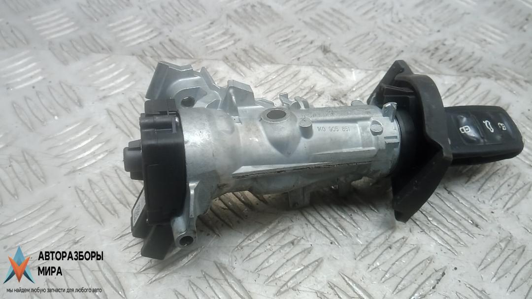 замок зажигания Skoda Rapid 1 поколение 2013, 1.6 л., дизель, МКПП, хетчбэк 5 дв., 1K0905851D, 107905855KR, 3T0837202Q - фото №1