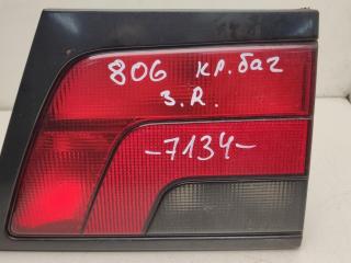 фонарь крышки багажника правый Peugeot 806 221 1997, 2.0 л., бензин, МКПП, синий, минивэн, AVD