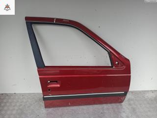 дверь сдвижная Peugeot 405 1 поколение [рестайлинг] 1994, красный, седан