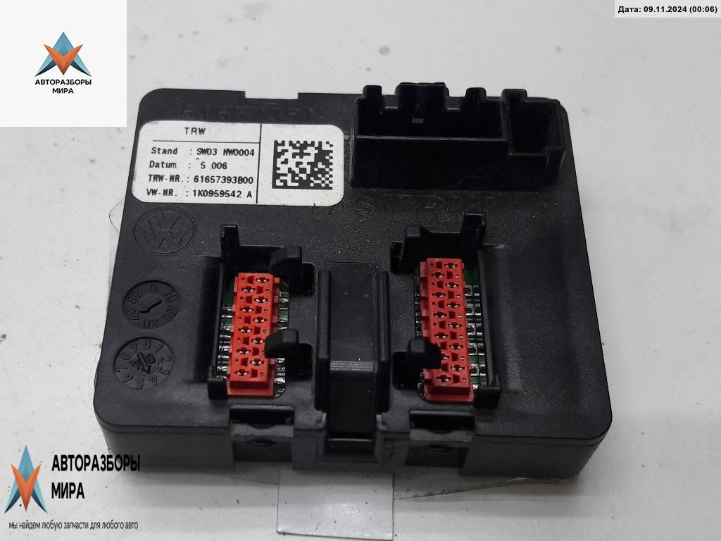 блок комфорта Volkswagen Touran 1 поколение 2004, 2.0 л., бензин, АКПП, чёрный, минивэн, 1K0959542A - фото №1