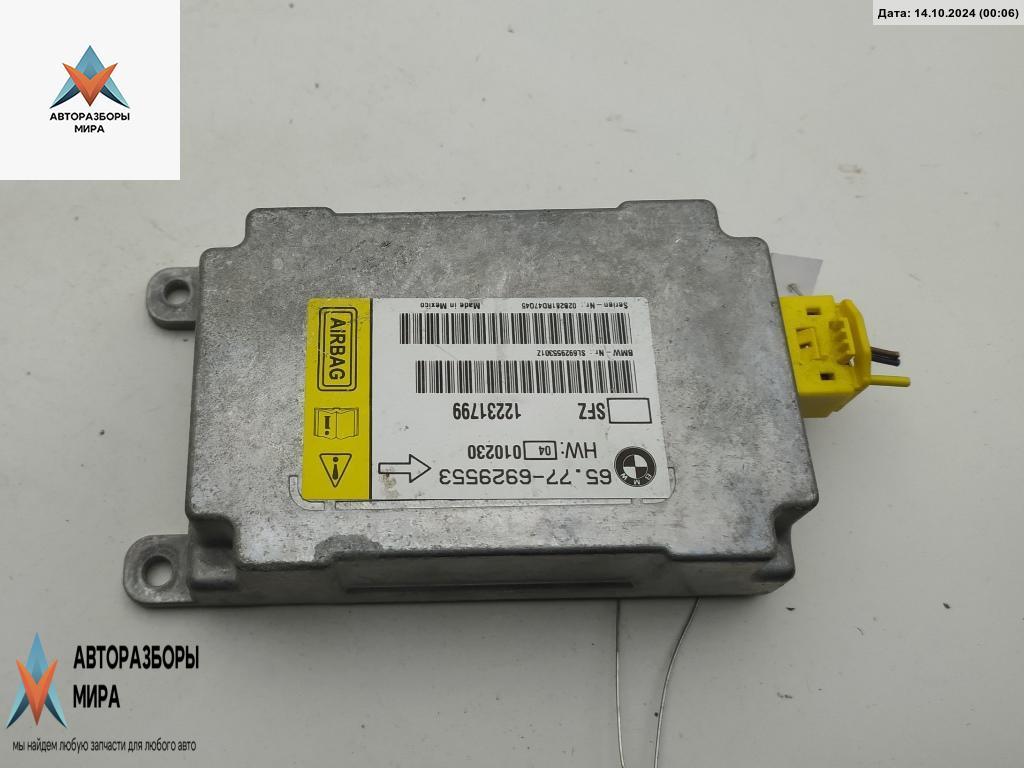блок AirBag BMW 7 серия E65/E66/E67 2002, 4.4 л., бензин, АКПП, чёрный, седан, 65776929553, 6929553 - фото №1